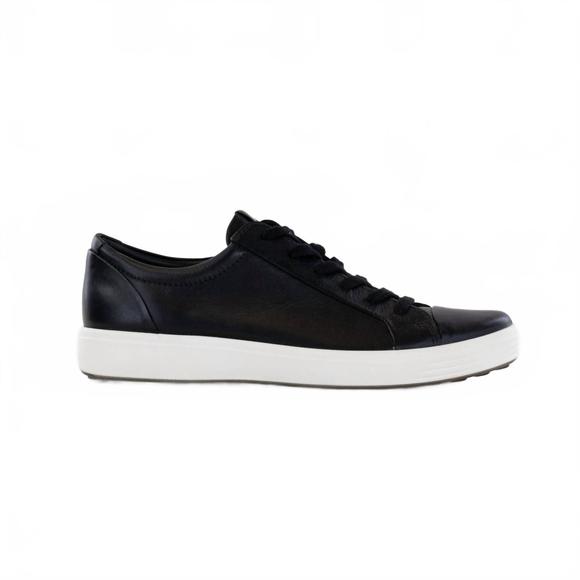 NEW ECCO men's soft 7 city sneaker in black - Picture 1 of 6